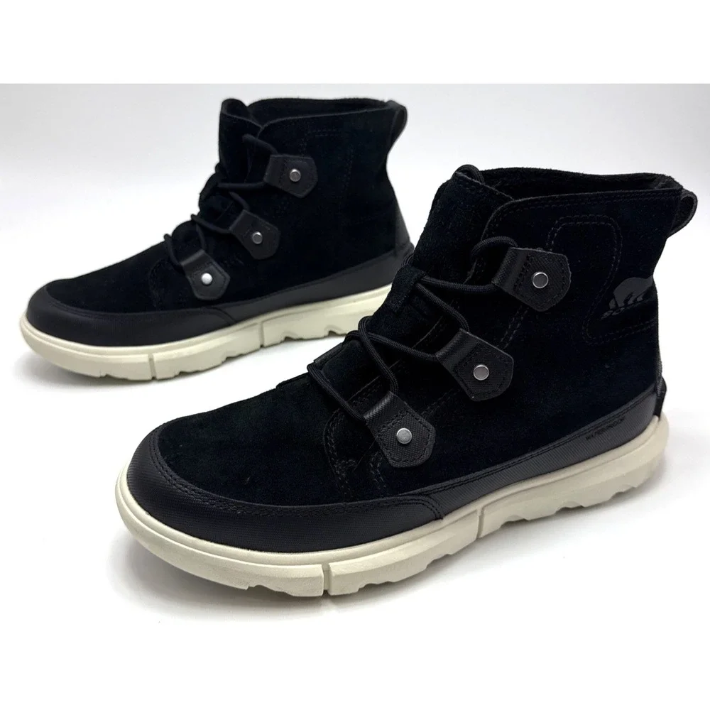 Sorel‎ Explorer Joan Womens 9.5 Black Waterproof Winter Boots